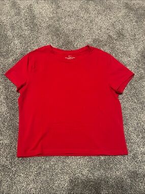 Abercrombie Red Baby Tee